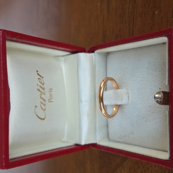 Cartier Jewelry - 1895 Wedding Band, 2.5mm Width.  Rose Gold